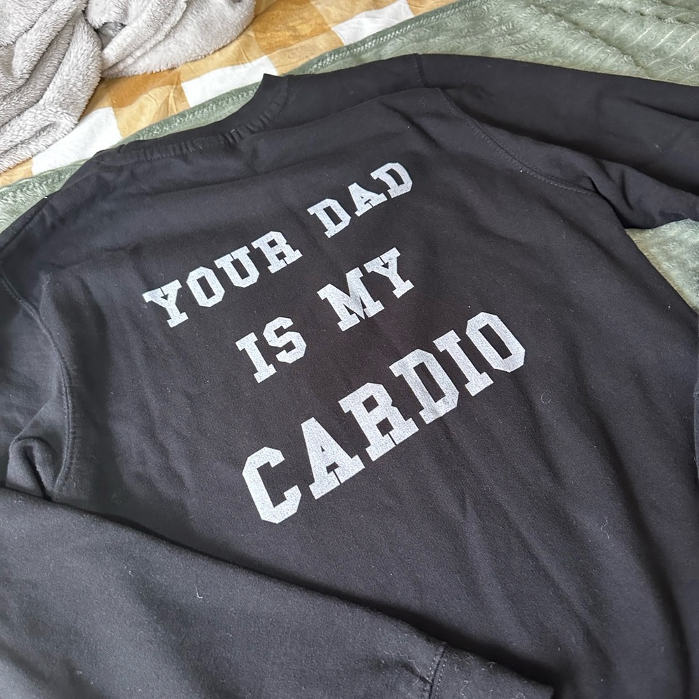 Black Graphic Sweatshirt